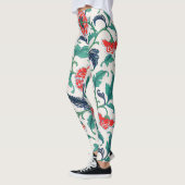 Rote Blume Leggings (Links)