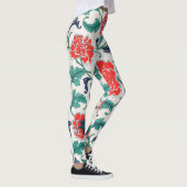 Rote Blume Leggings (Rechts)