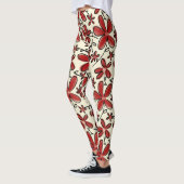 Rote Blume Leggings (Links)