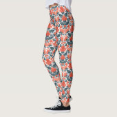 Rote Blume Leggings (Links)
