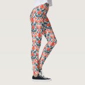Rote Blume Leggings (Rechts)