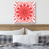 Rote Blume Leinwand Art Collection (Insitu (Schlafzimmer))