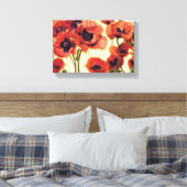 Rote Blume Leinwanddruck (Insitu (Schlafzimmer))