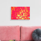 Rote Blume Leinwanddruck (Insitu (Wohnzimmer))