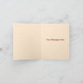 Rote Blume Mason Jars Dankeschön Karte (Innenseite)