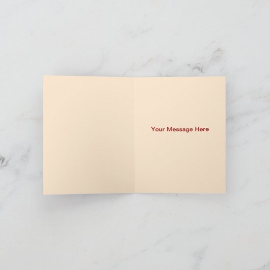 Rote Blume Mason Jars Dankeschön Karte (Innenseite)