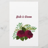 ROTE BLUME MEINE SPEICHERSPEICHERKARTE FÜR DAS BRA FLYER (Hinten)