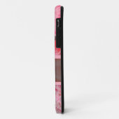 Rote Blume mit Band Case-Mate iPhone Hülle (Hinten/Links)