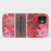 Rote Blume mit Band Case-Mate iPhone Hülle (Rückseite (Horizontal))