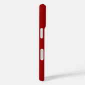 ROTE BLUME, MONOGRAMM, ROT Case-Mate iPhone HÜLLE (Rückseite / Rechts)