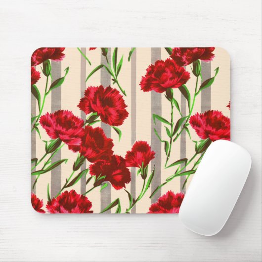 rote Blume Mousepad (Mit Mouse)