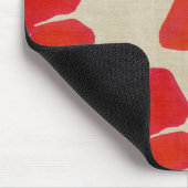 Rote Blume Mousepad (Ecke)