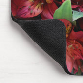 Rote Blume Mousepad (Ecke)