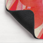 Rote Blume Mousepad (Ecke)