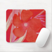 Rote Blume Mousepad (Mit Mouse)