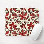 Rote Blume Mousepad (Mit Mouse)