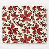 Rote Blume Mousepad (Vorne)
