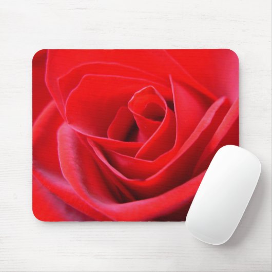 Rote Blume Mousepad Rote Rose Dekoration Geschenke (Mit Mouse)