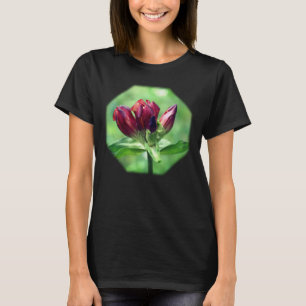 Rote Blume Natur T-Shirt