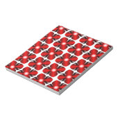 ROTE BLUME NOTIZBLOCK (Rotiert)