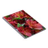 Rote Blume Notizblock (Rechte Seite)