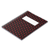 Rote Blume Notizblock (Linke Seite)