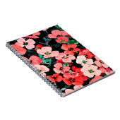 Rote Blume Notizblock (Rechte Seite)
