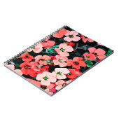 Rote Blume Notizblock (Linke Seite)