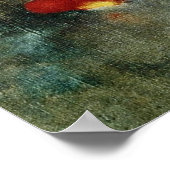 Rote Blume, Odilon Redon Blume Poster (Ecke)