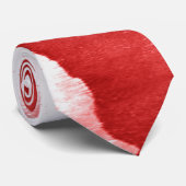 Rote Blume Petals Krawatte (Gerollt)