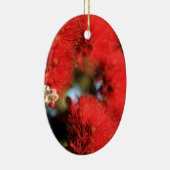 Rote Blume Pohutukawa Keramikornament (Rechts)