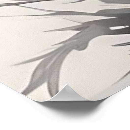 Rote Blume Poster (Ecke)