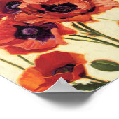 Rote Blume Poster (Ecke)