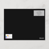 Rote Blume - Postkarte (Rückseite)