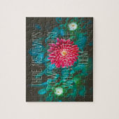 Rote Blume Puzzle (Vertikal)