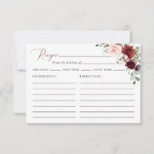 Rote Blume, rosa Blume, Brautparty Rezept (Vorderseite)