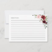 Rote Blume, rosa Blume, Brautparty Rezept (Rückseite)