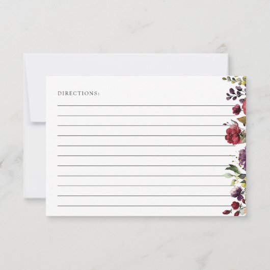 Rote Blume, rosa Blume, Brautparty Rezept (Rückseite)