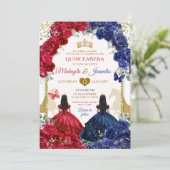 Rote Blume Rote Kirche Santa Maria delle Grazie Einladung (Stehend Vorderseite)