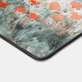 Rote Blume Schreibtischunterlage (Ecke)