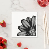 rote Blume Serviette (Beispiel)