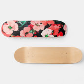Rote Blume Skateboard (Horizontal)