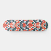 Rote Blume Skateboard (Horizontal)