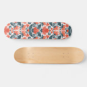 Rote Blume Skateboard (Horizontal)