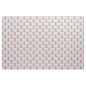 Rote Blume Stalk Illustration Stoff (Yard (91,4 cm))