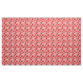 Rote Blume Stoff (Yard (91,4 cm))