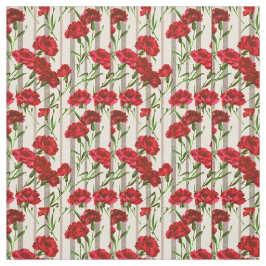 rote Blume Stoff (Muster)