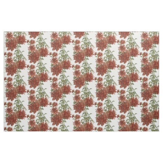 Rote Blume Stoff (Yard (91,4 cm))