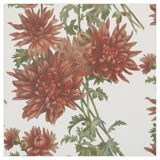 Rote Blume Stoff (Muster)