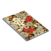 Rote Blume Strahlung: Nahtloser Splendor Notizblock (Rechte Seite)